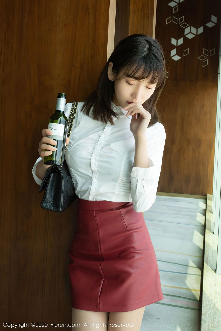 性感模特陆萱萱酒后女孩丝袜系列乌镇+太湖旅拍