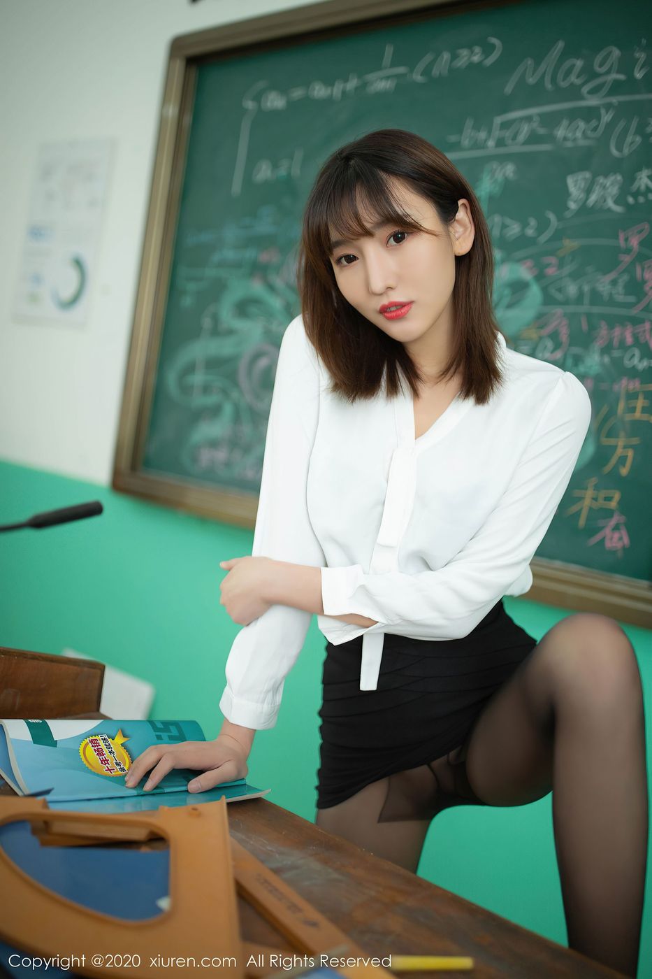 美女模特陆萱萱课堂老师女教师系列乌镇+太湖旅拍