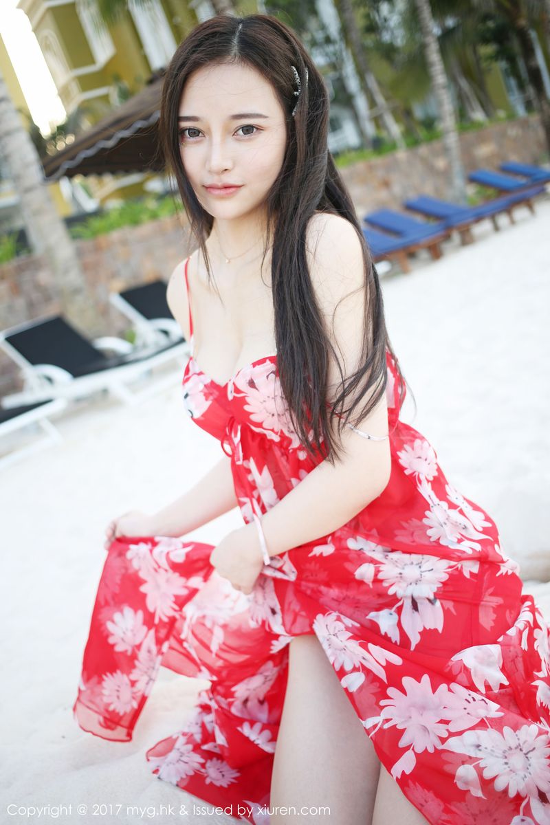 性感女神唐琪儿il波西米亚风小清新风格越南旅拍