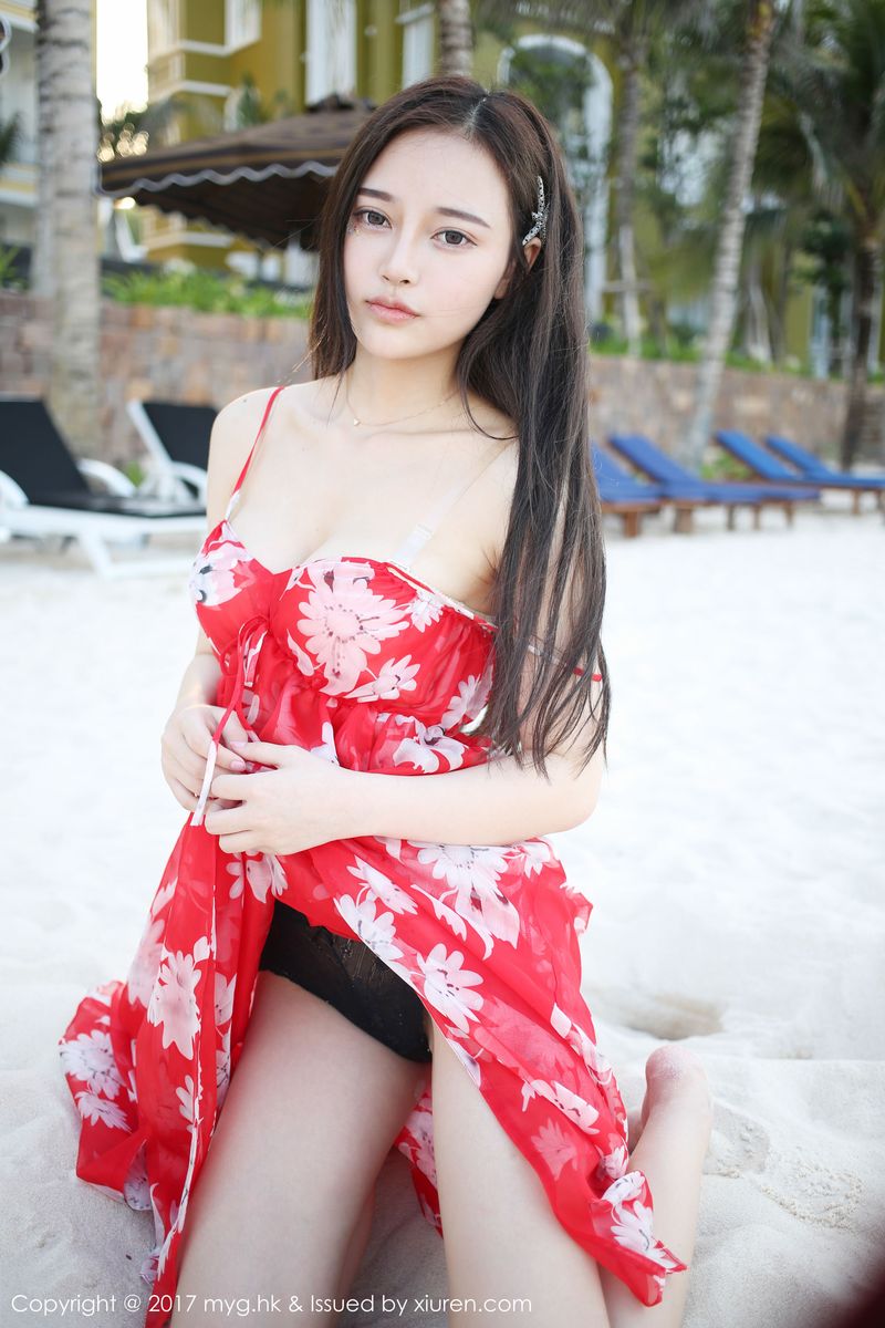 性感女神唐琪儿il波西米亚风小清新风格越南旅拍