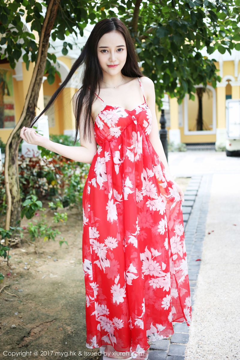 性感女神唐琪儿il波西米亚风小清新风格越南旅拍