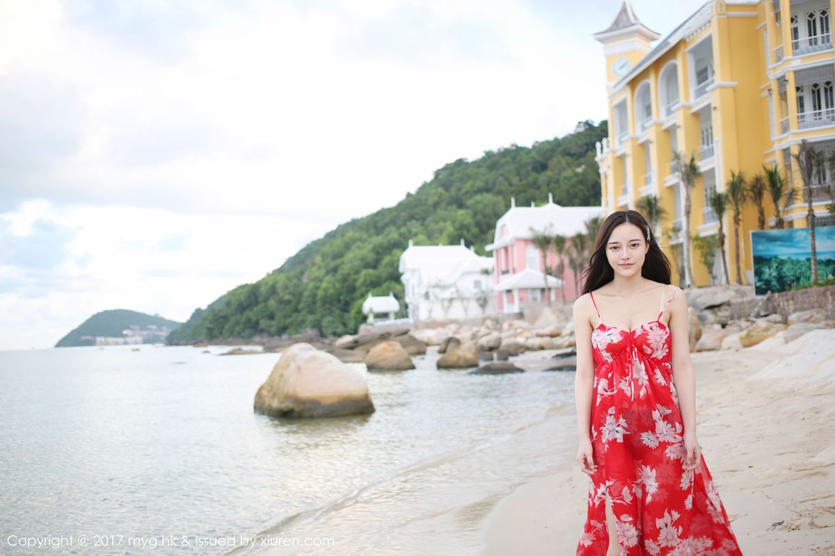 性感女神唐琪儿il波西米亚风小清新风格越南旅拍