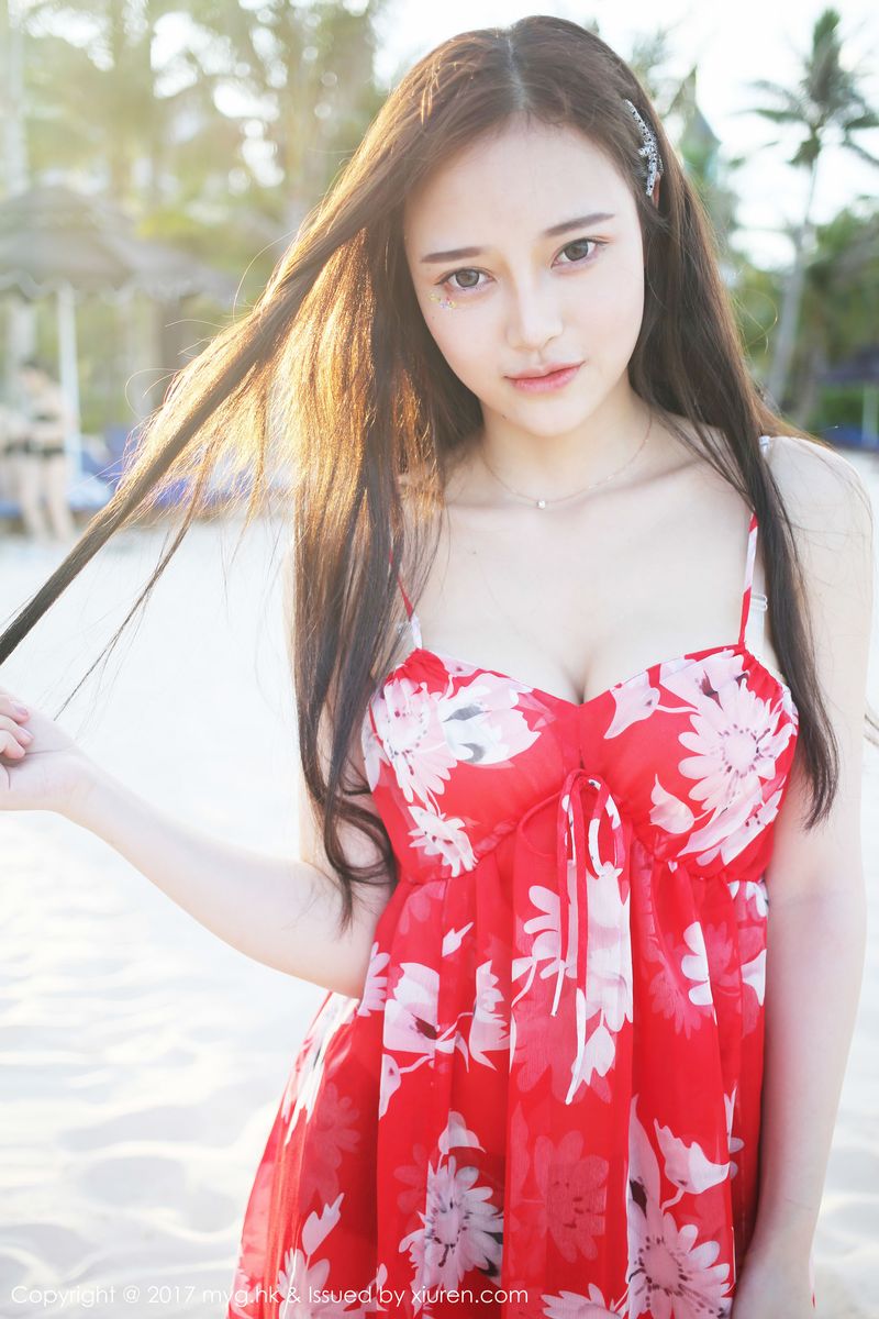 性感女神唐琪儿il波西米亚风小清新风格越南旅拍