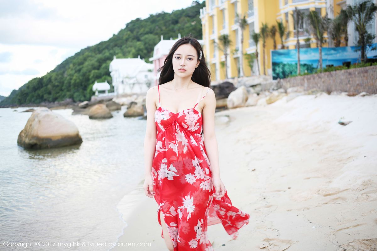 性感女神唐琪儿il波西米亚风小清新风格越南旅拍
