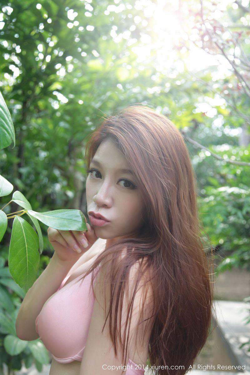 美女模特Vetiver嘉宝贝儿比基尼湿身系列三亚旅拍