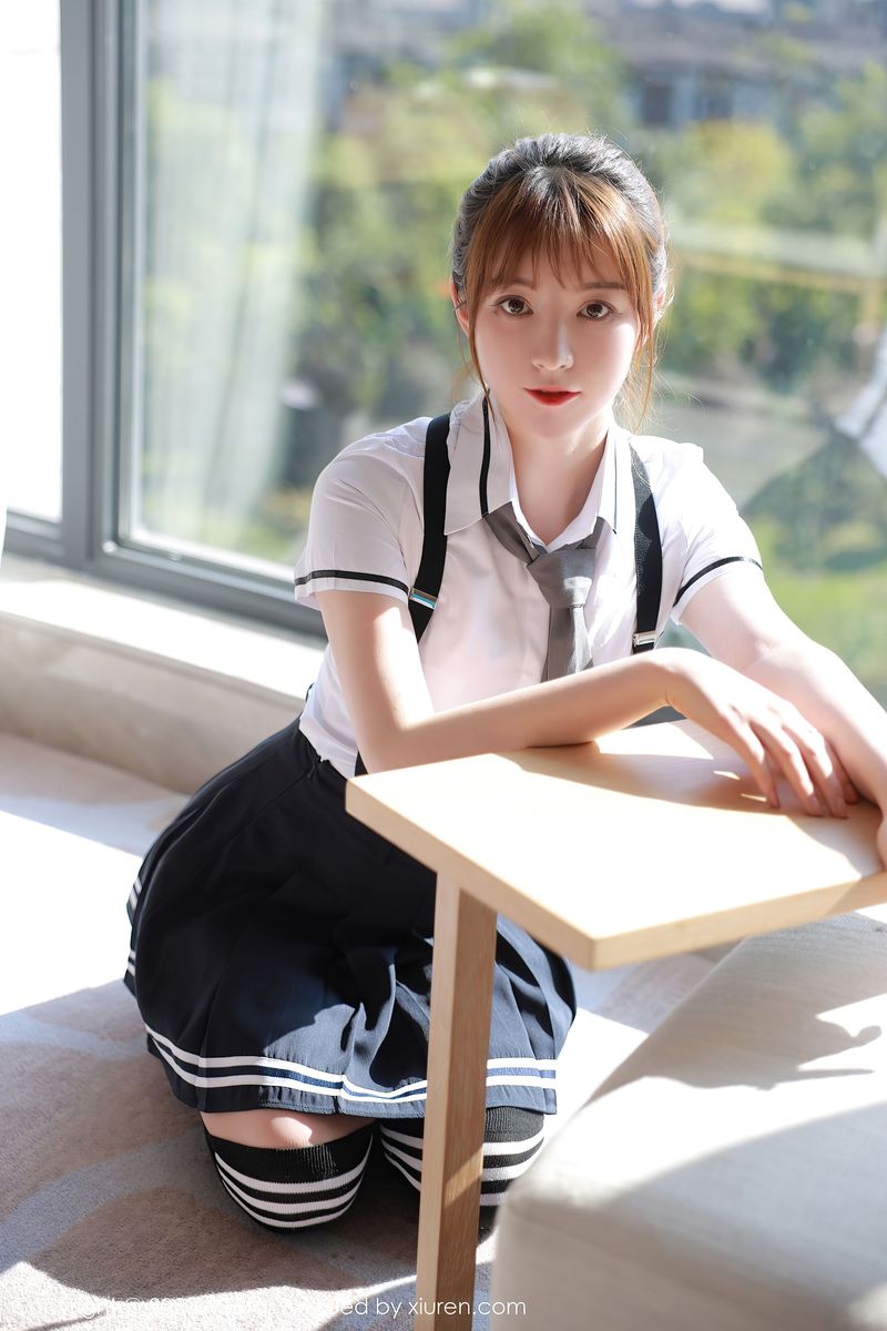 美女模特yoo优优 - 学院风校服清纯系列四川旅拍