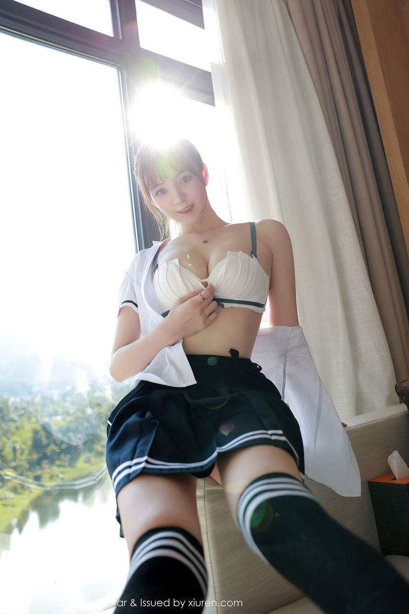 美女模特yoo优优 - 学院风校服清纯系列四川旅拍