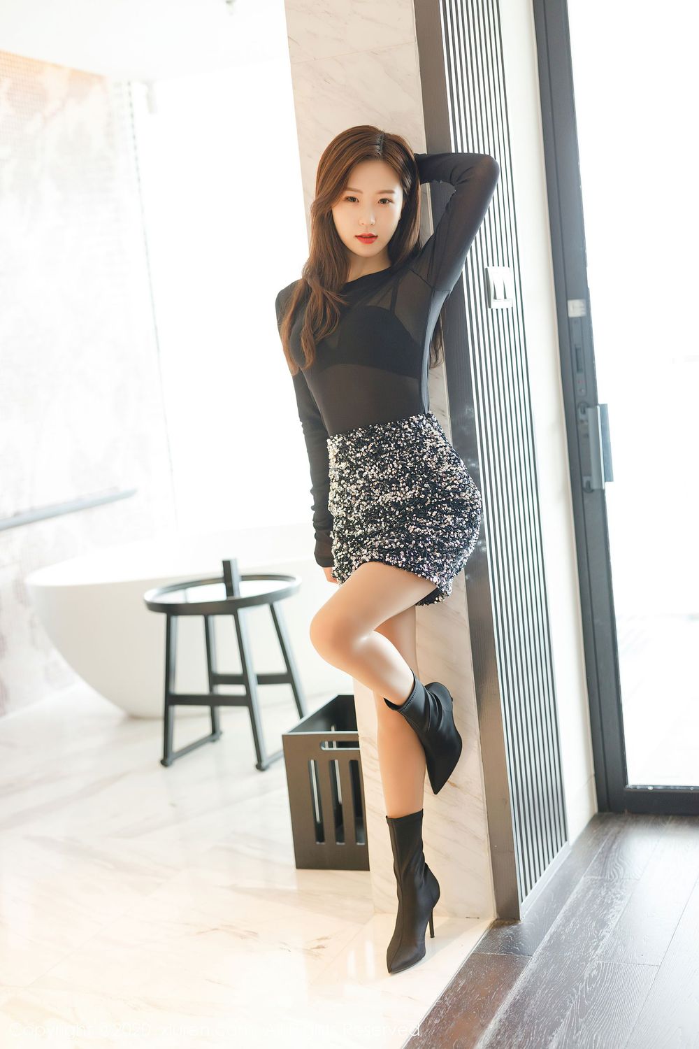 美女模特杨紫嫣Cynthia丝袜美腿&内衣诱惑系列写真