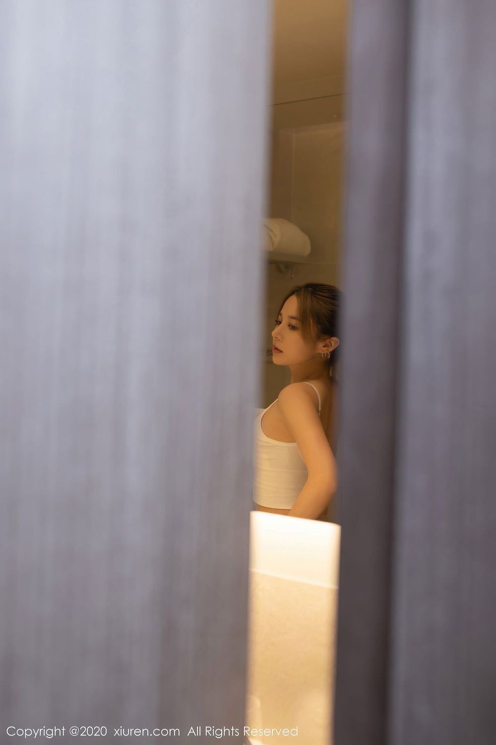 美女模特鱼子酱Fish陌生人健身房邂逅系列迷人写真