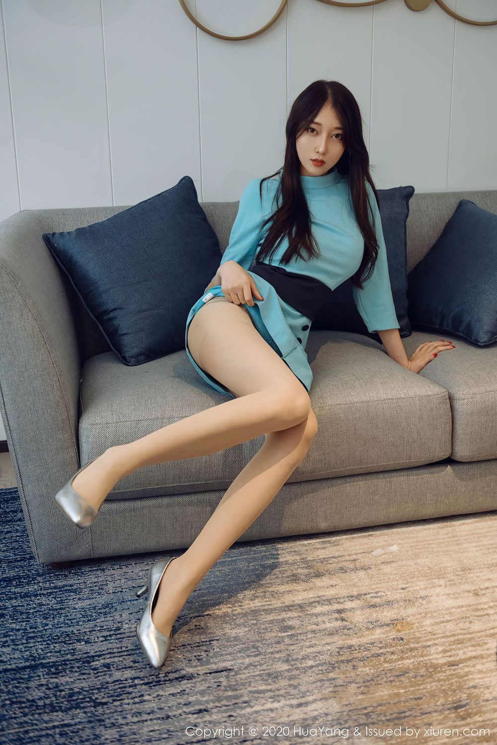 丽质模特玥儿玥er - 丝袜美腿狂野豹纹性感写真