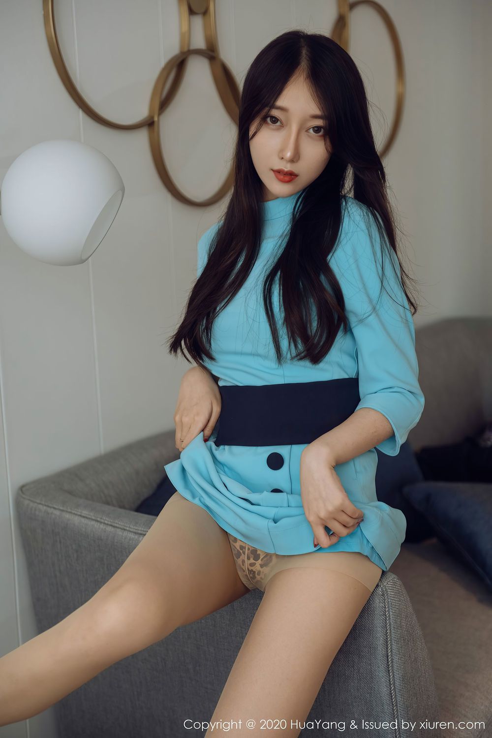 丽质模特玥儿玥er - 丝袜美腿狂野豹纹性感写真