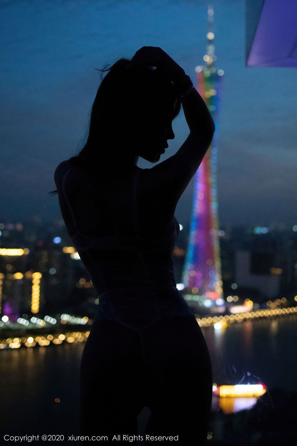 性感女神芝芝Booty-JK制服粉色内衣系列动人写真