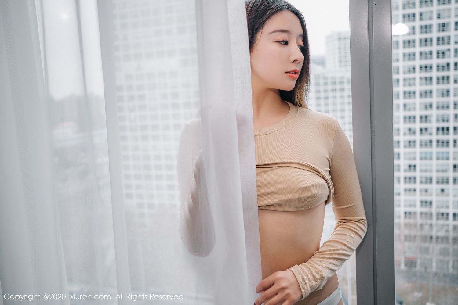美女模特筱慧 - 御姐气息翘臀丁字裤系列写真