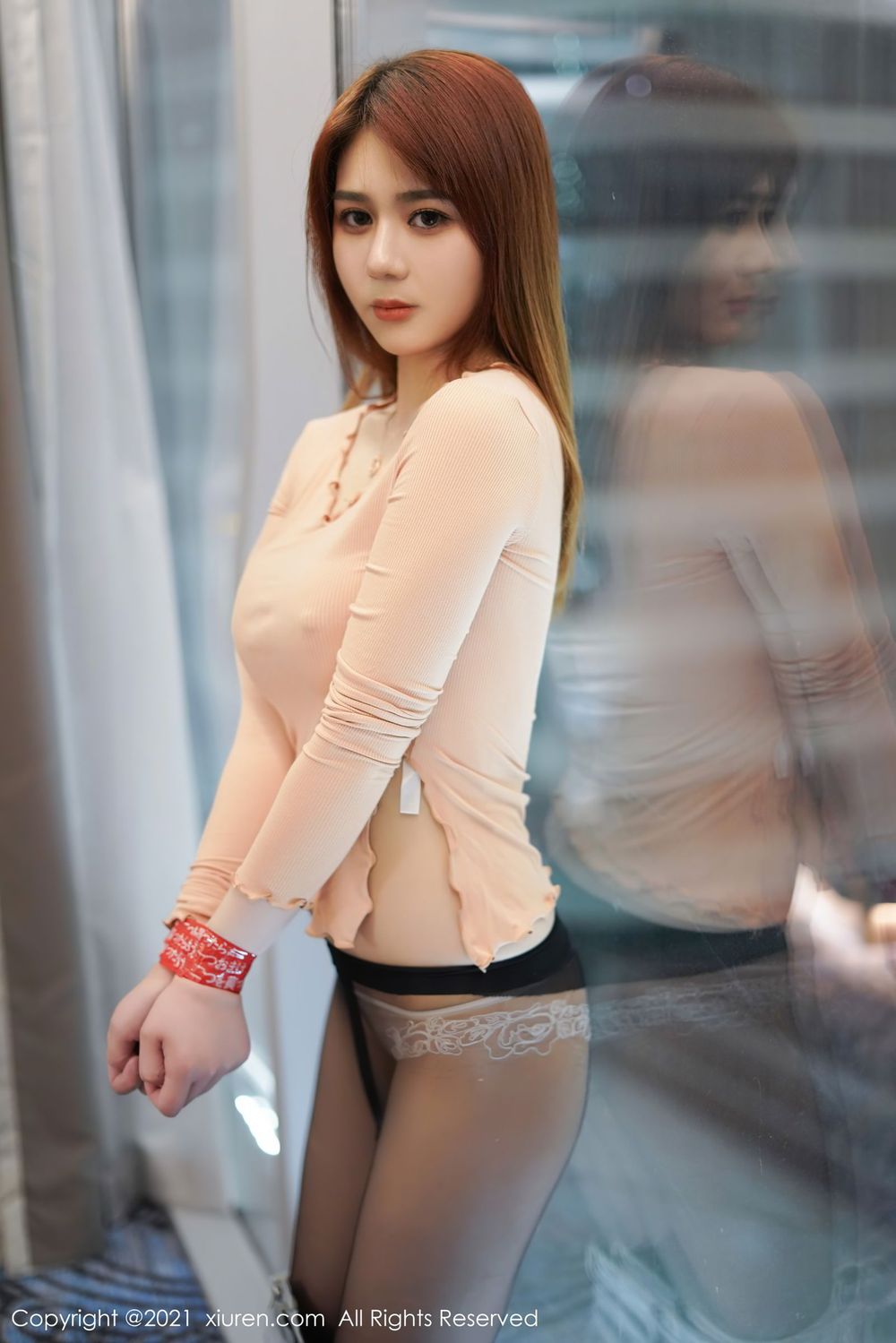 美女模特fairy如歌 - 紧身内衣与御姐气息系列性感写真