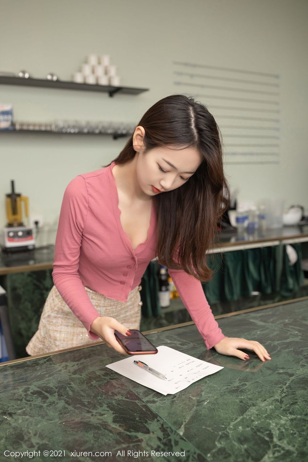 美女模特唐安琪 - 丝袜美腿都市丽人系列写真