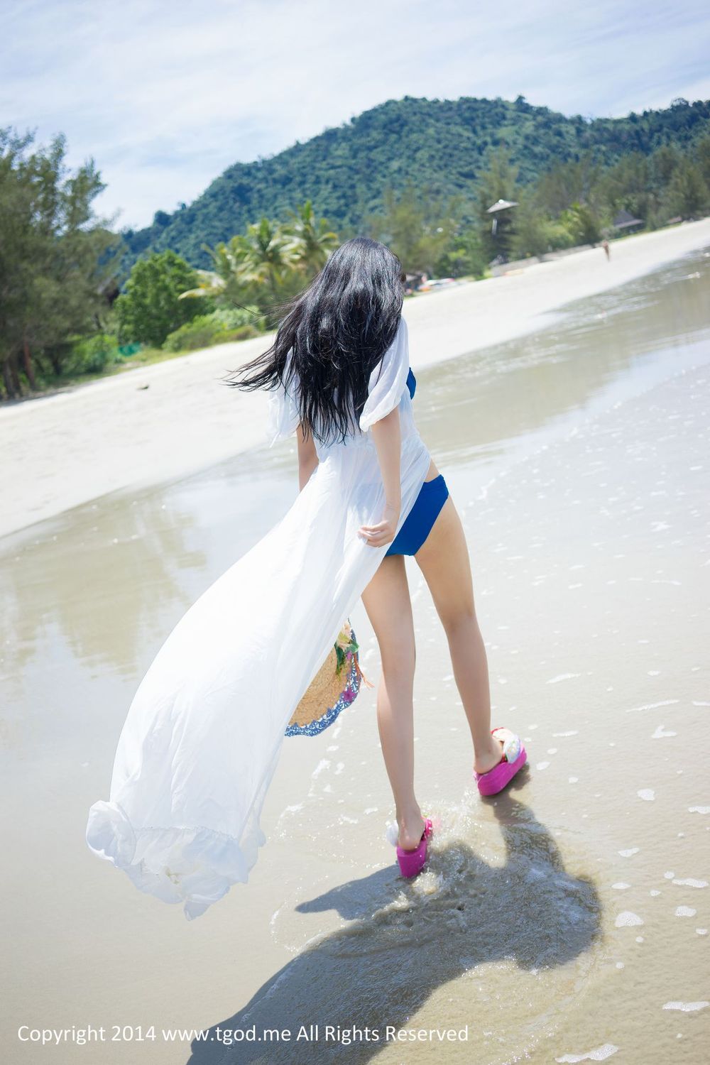 美女模特绮里嘉Ula - 沙滩仙子比基尼唯美写真