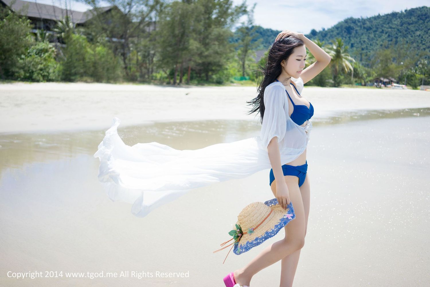 美女模特绮里嘉Ula - 沙滩仙子比基尼唯美写真