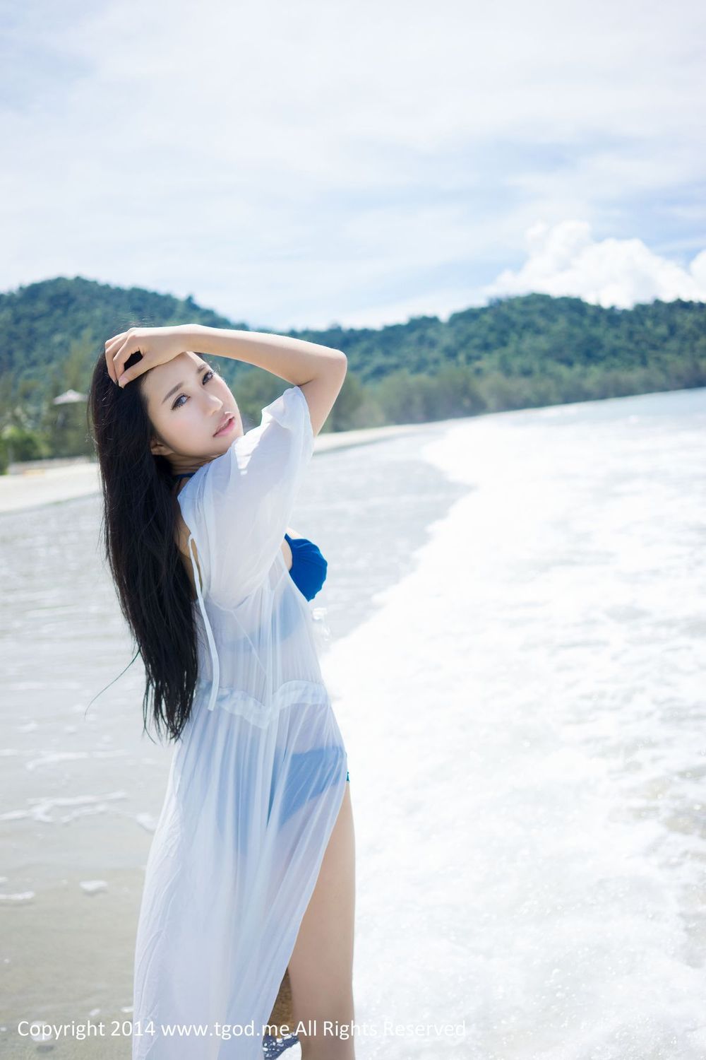 美女模特绮里嘉Ula - 沙滩仙子比基尼唯美写真