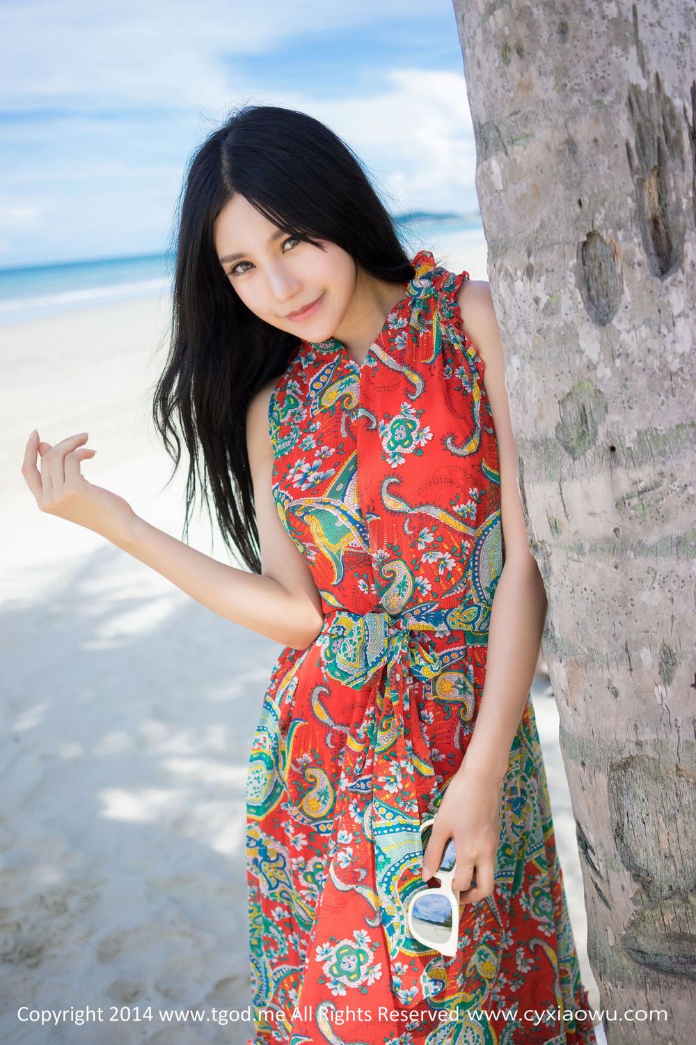 美女模特绮里嘉ula - 小清新沙滩系列沙巴旅拍