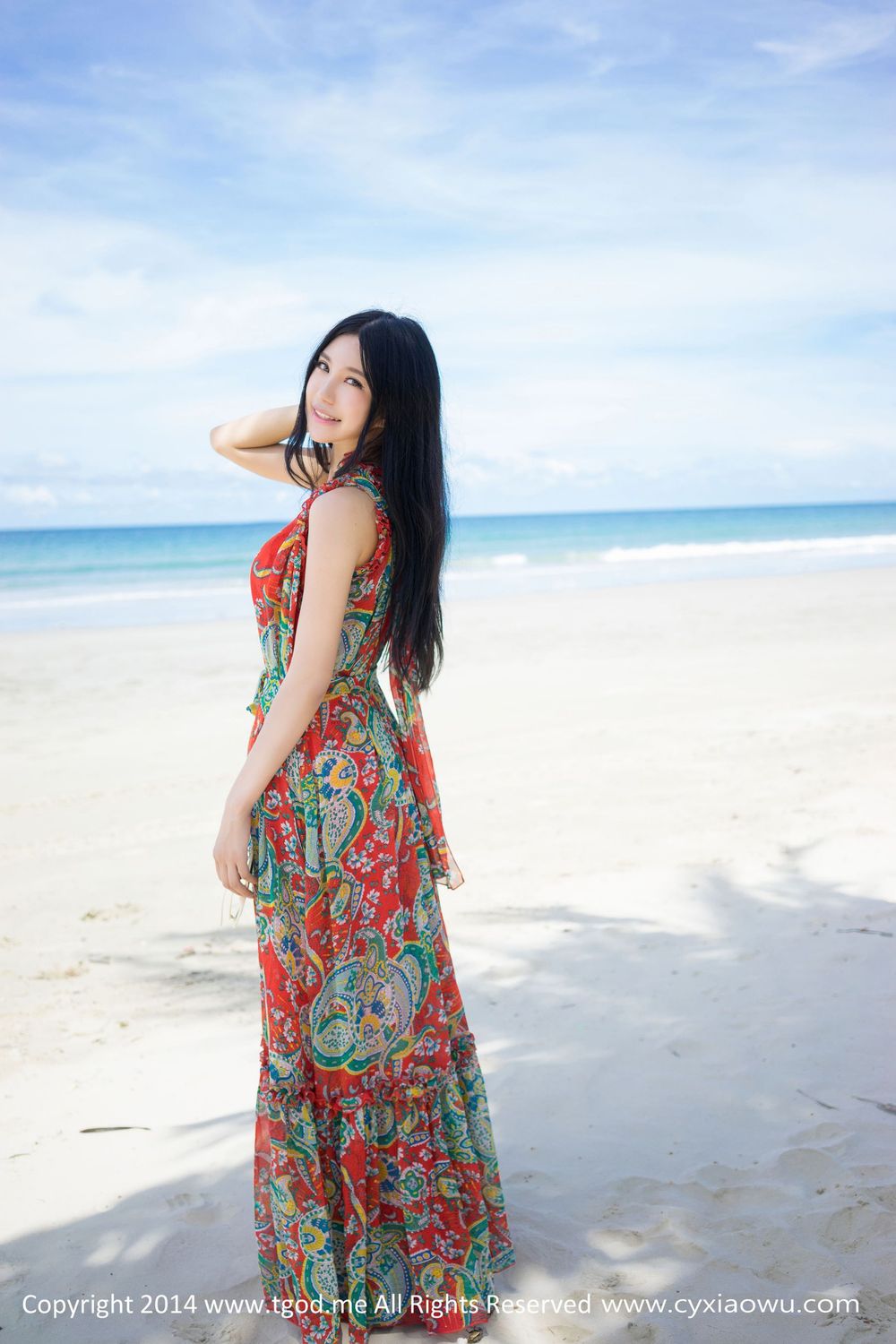 美女模特绮里嘉ula - 小清新沙滩系列沙巴旅拍