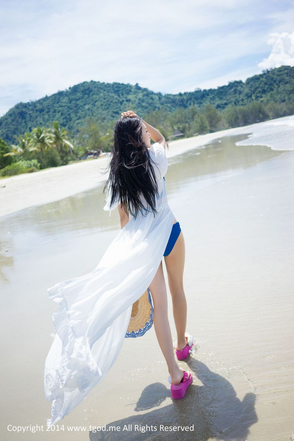 美女模特绮里嘉Ula - 沙滩仙子比基尼唯美写真