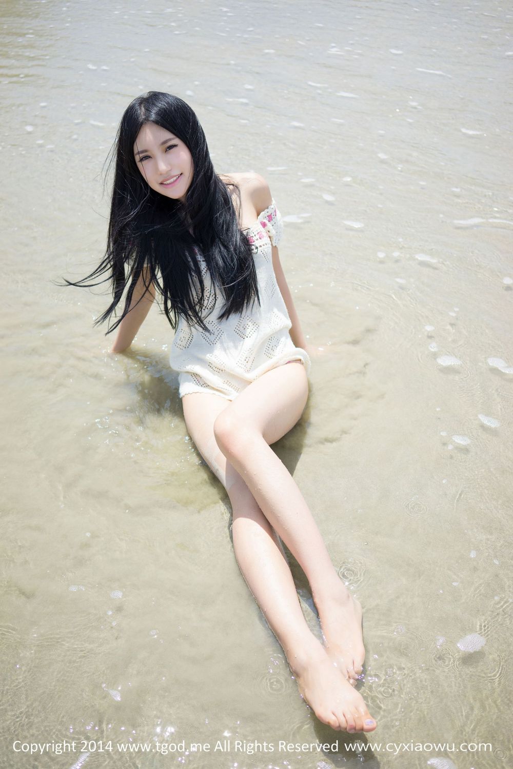 美女模特绮里嘉ula - 小清新沙滩系列沙巴旅拍