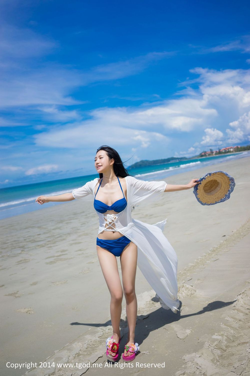 美女模特绮里嘉Ula - 沙滩仙子比基尼唯美写真