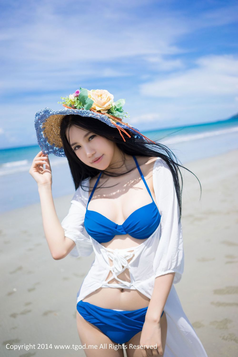 美女模特绮里嘉Ula - 沙滩仙子比基尼唯美写真