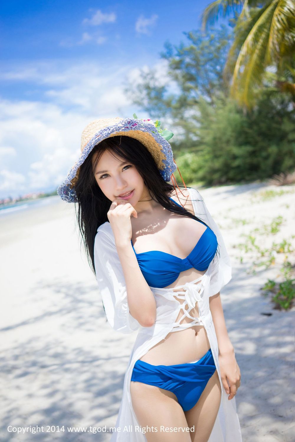 美女模特绮里嘉Ula - 沙滩仙子比基尼唯美写真