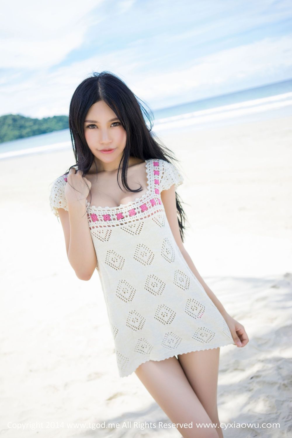 美女模特绮里嘉ula - 小清新沙滩系列沙巴旅拍