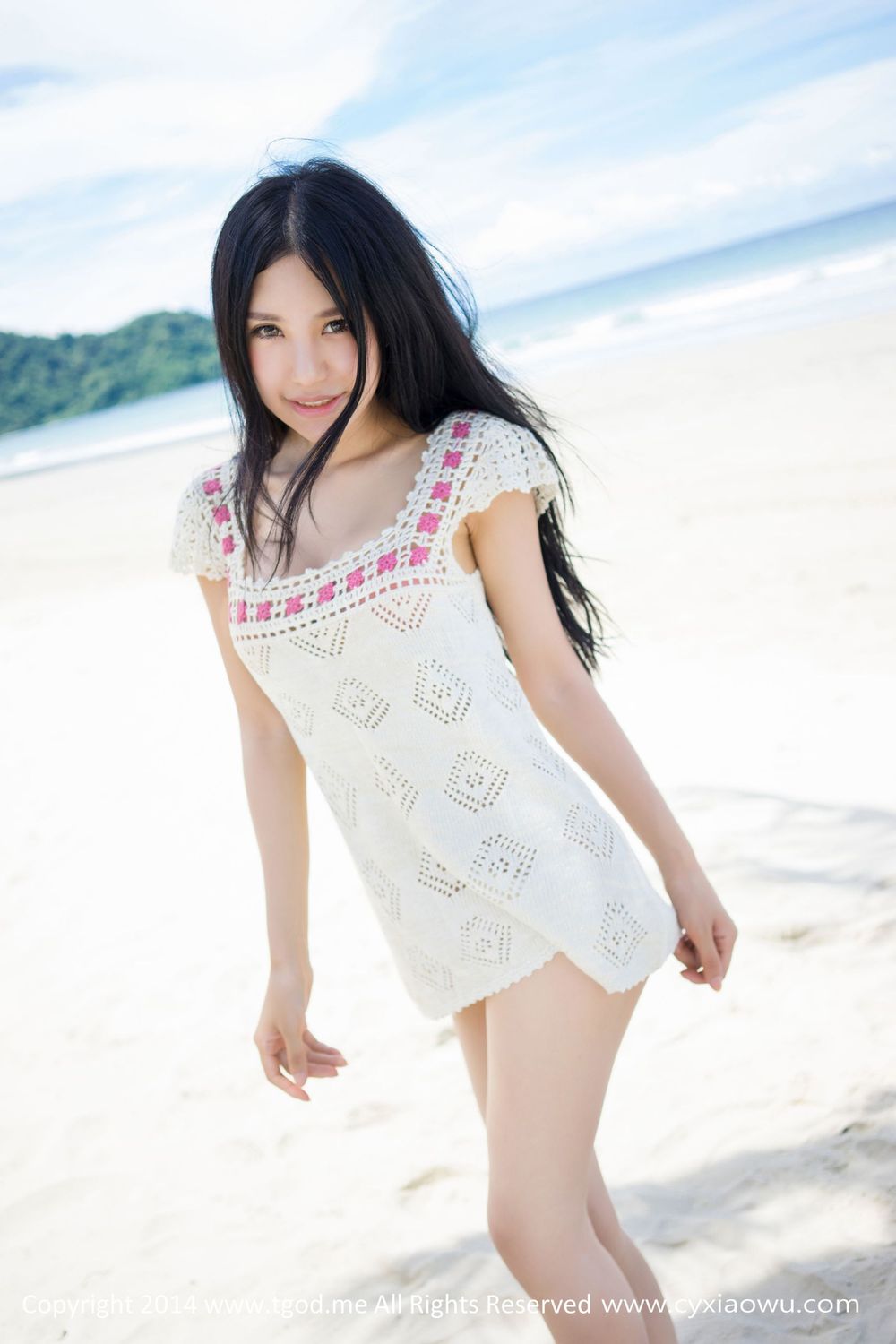 美女模特绮里嘉ula - 小清新沙滩系列沙巴旅拍