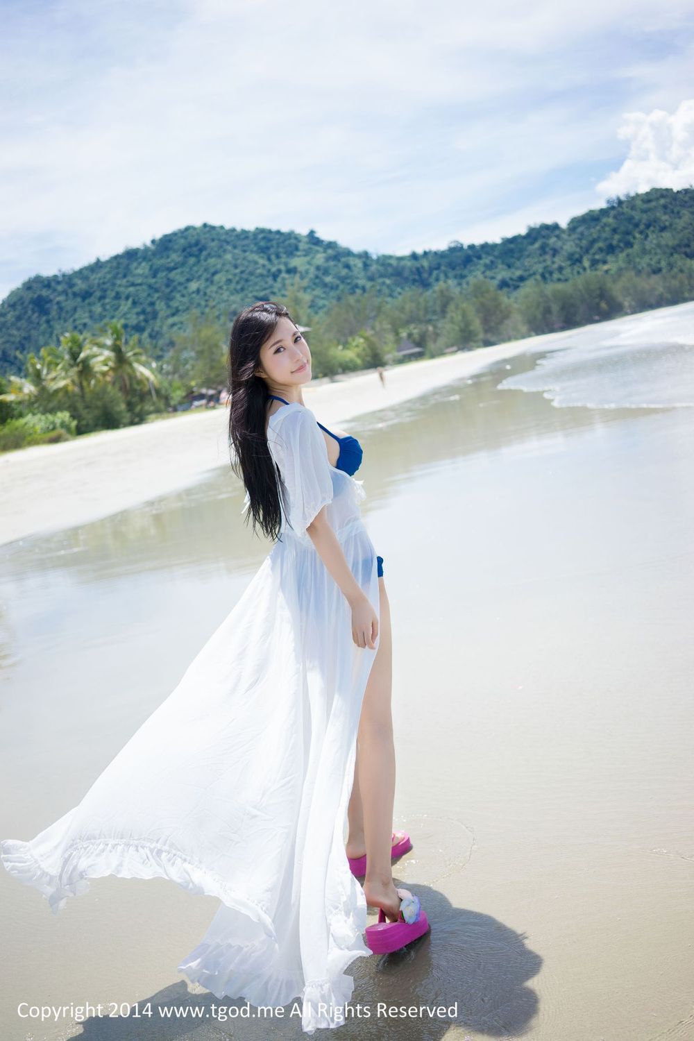 美女模特绮里嘉Ula - 沙滩仙子比基尼唯美写真