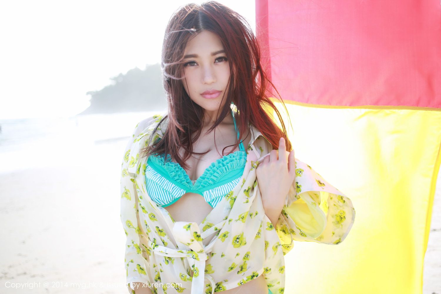 美女模特绮里嘉ula - 比基尼花仙子装扮泰国旅拍