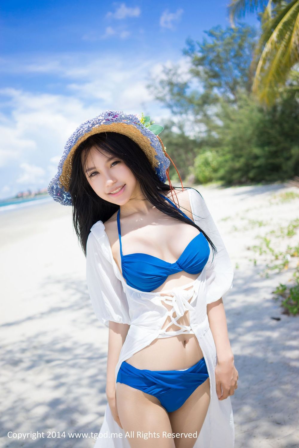 美女模特绮里嘉Ula - 沙滩仙子比基尼唯美写真