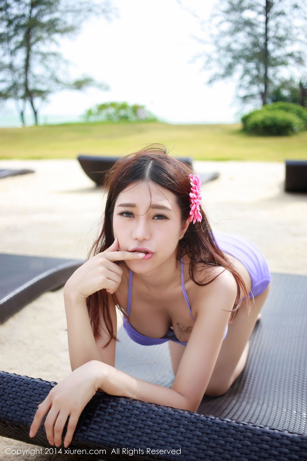美女模特绮里嘉ula - 海边比基尼风情泳装套图