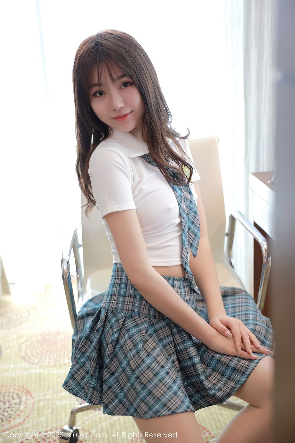 新人模特梦梵 - 经典JK少女制服系列性感写真