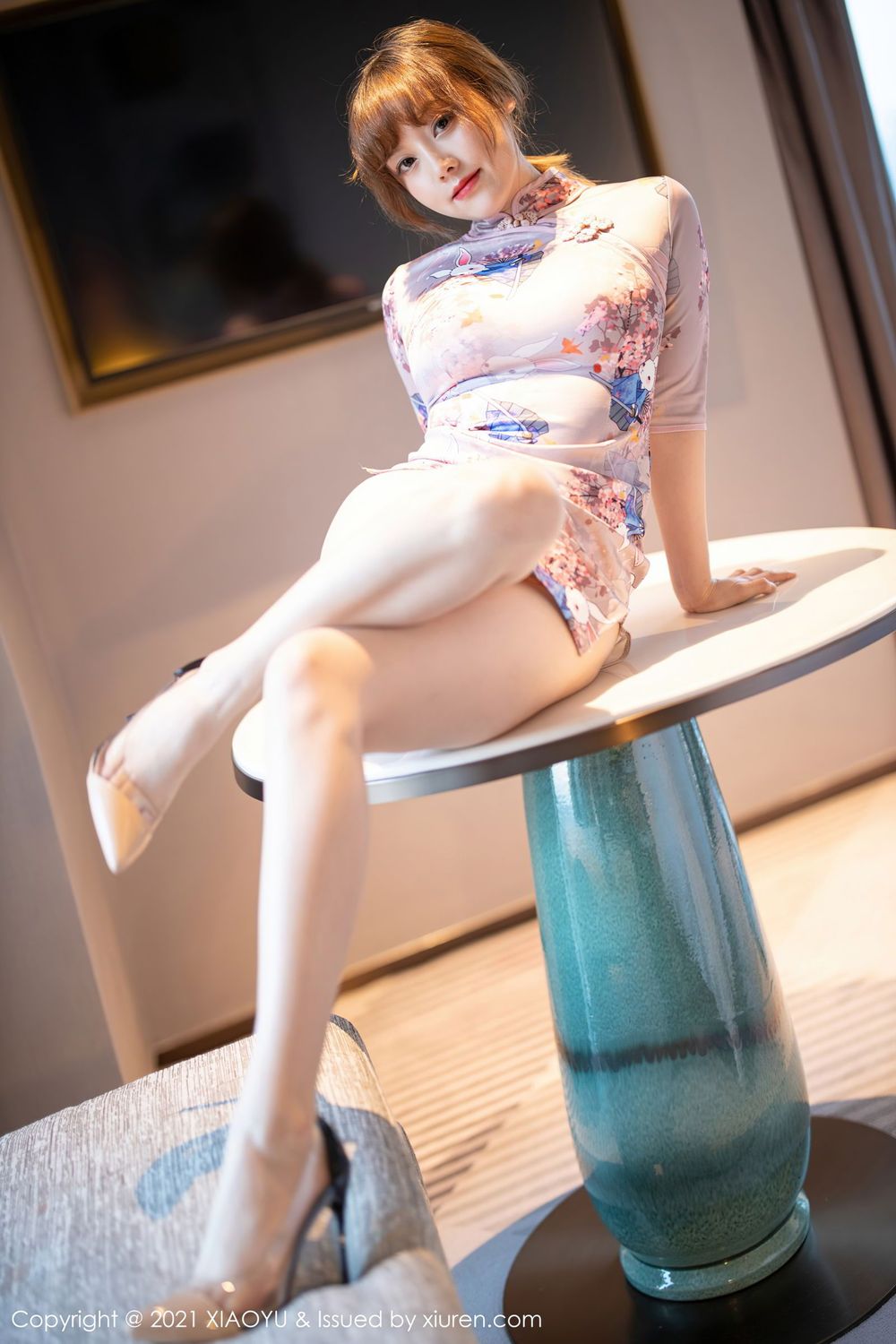 新人模特豆瓣酱 - 韵味旗袍微胖类型性感写真