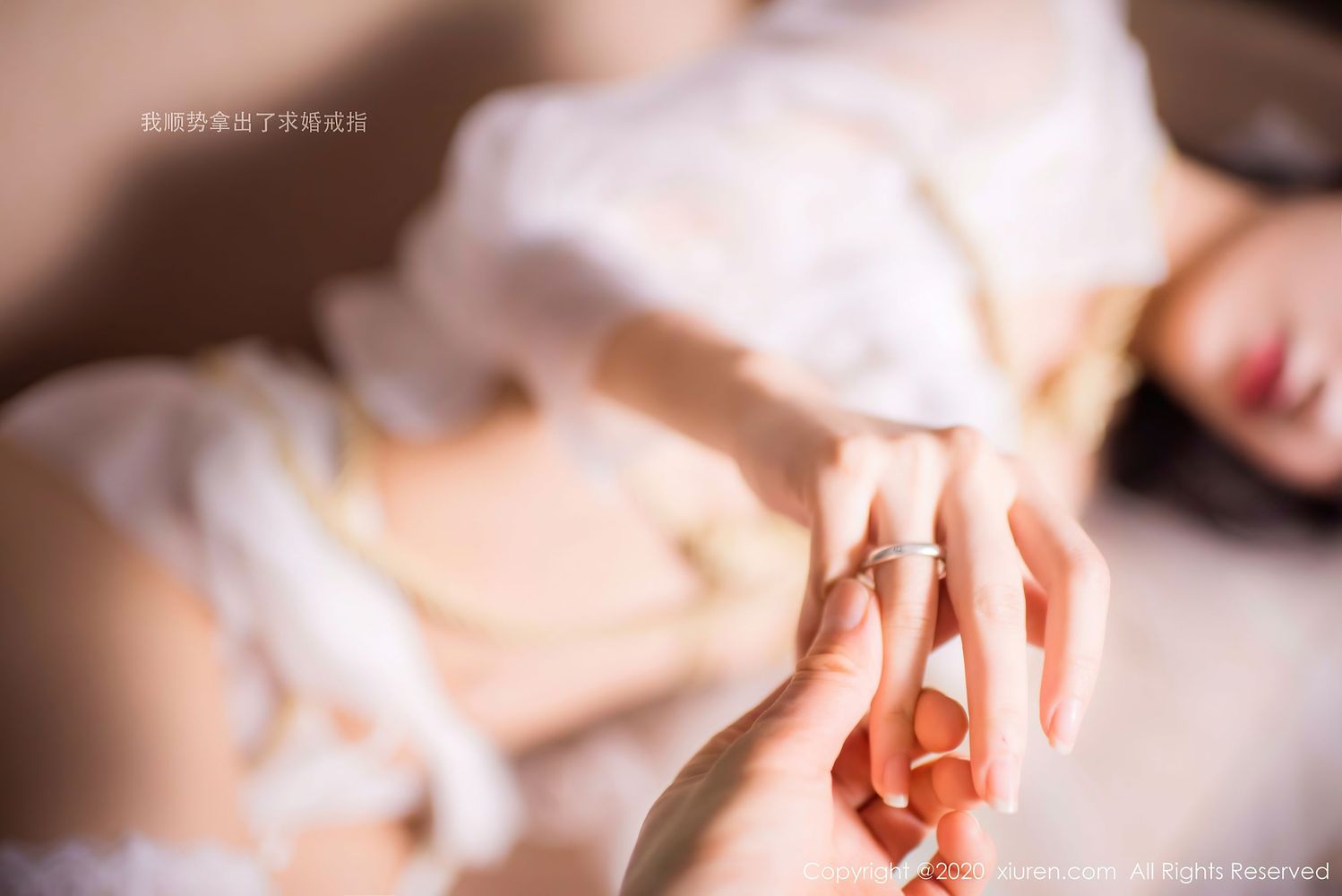 美女模特还是陈梵妮 - 绳艺捆绑新娘系列性感写真
