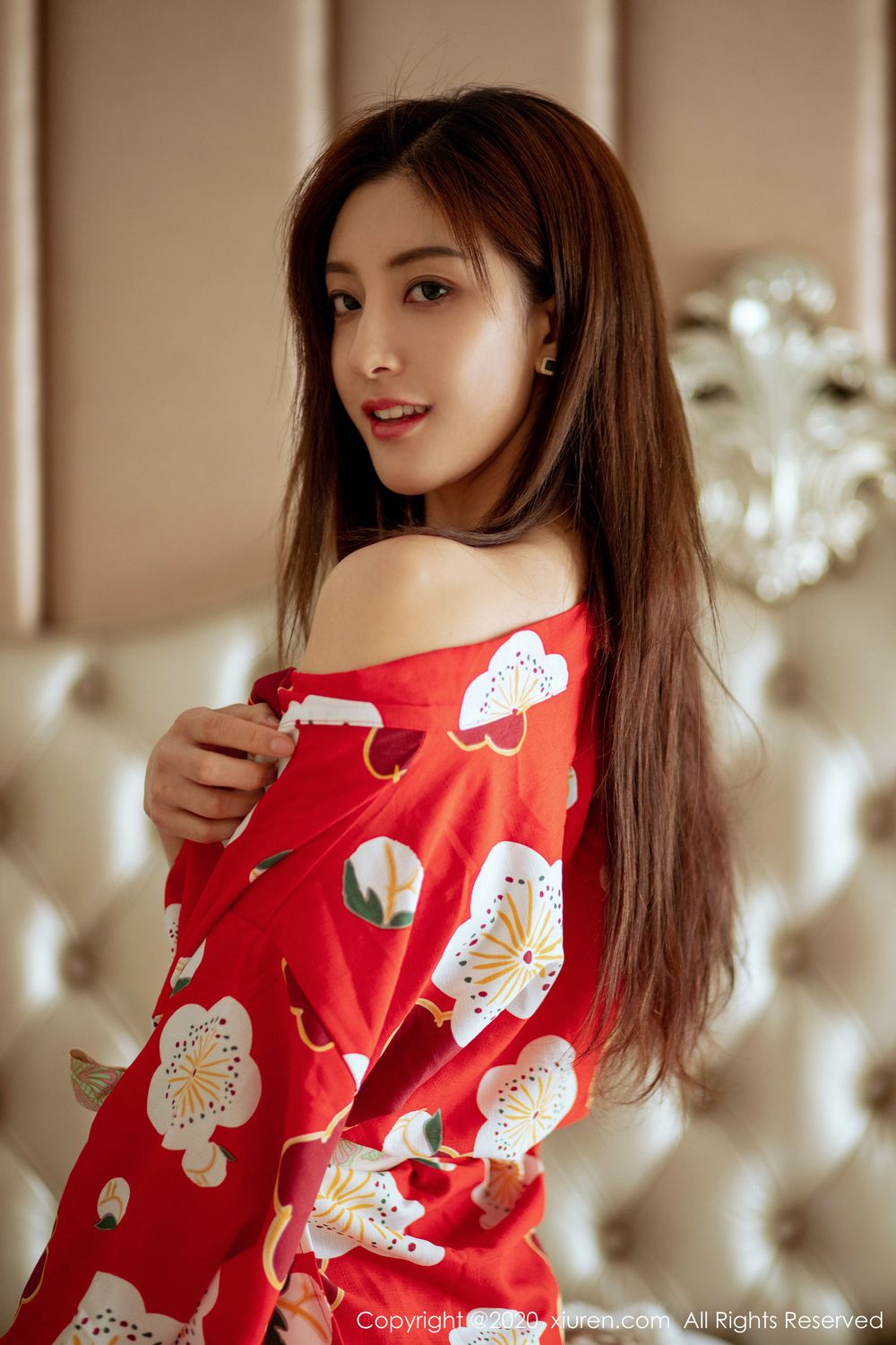 美女模特林文文yooki - 和服黑丝系列私房写真