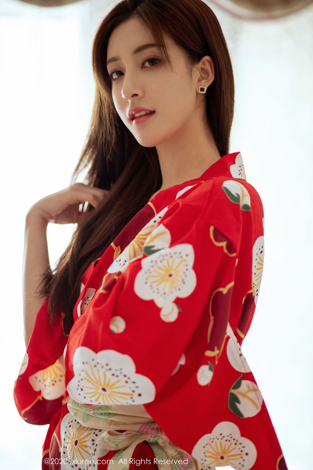 美女模特林文文yooki - 和服黑丝系列私房写真
