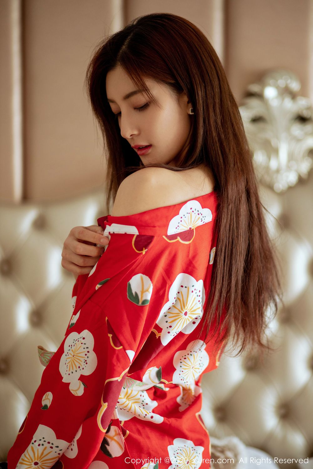 美女模特林文文yooki - 和服黑丝系列私房写真