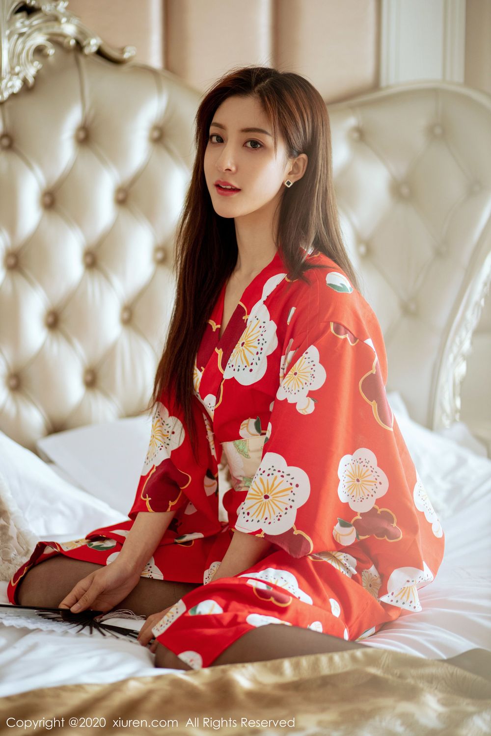 美女模特林文文yooki - 和服黑丝系列私房写真