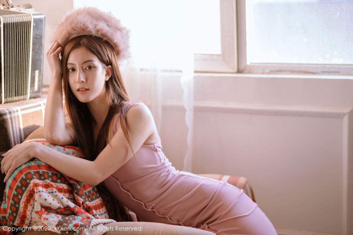 美女模特林文文yooki - 粉色主题私房写真