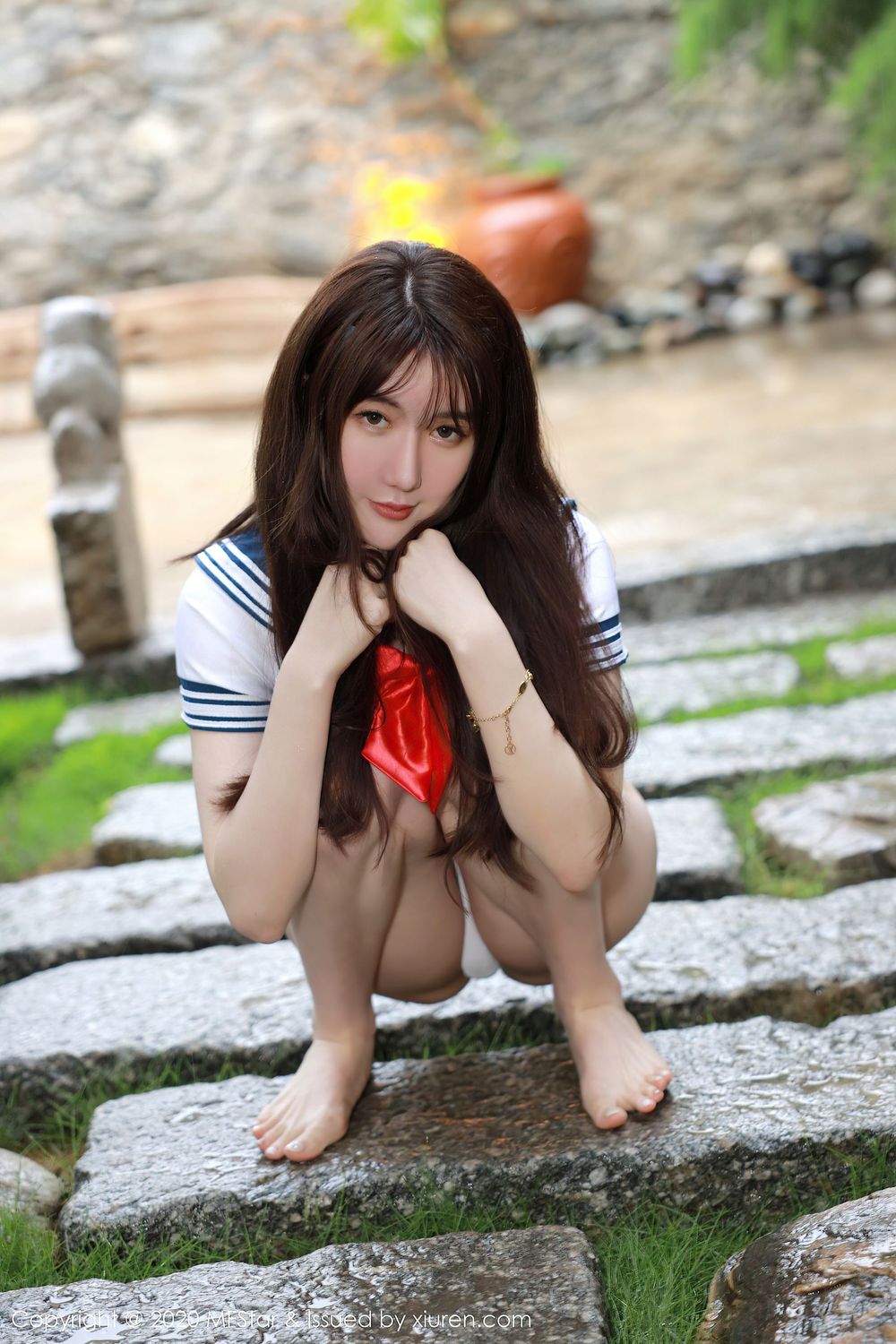 美女模特薛琪琪sandy - 室外情趣制服系列性感写真