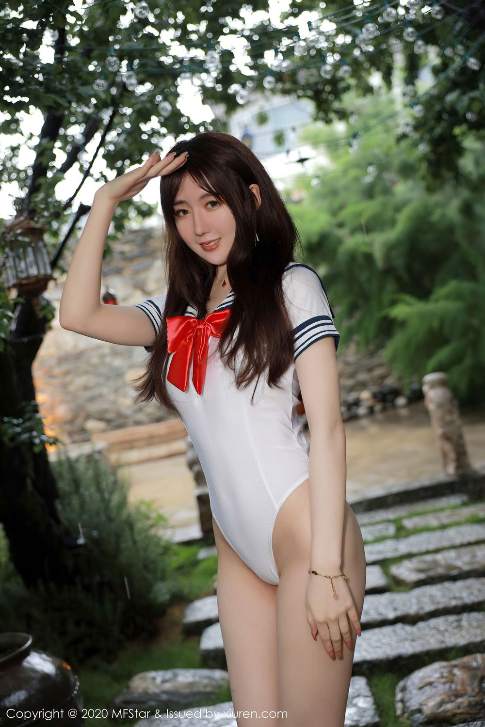 美女模特薛琪琪sandy - 室外情趣制服系列性感写真