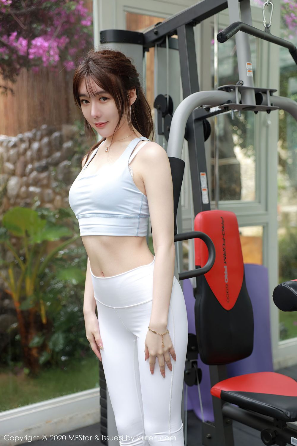 美女模特薛琪琪sandy - 健身房惹火身材主题大理旅拍