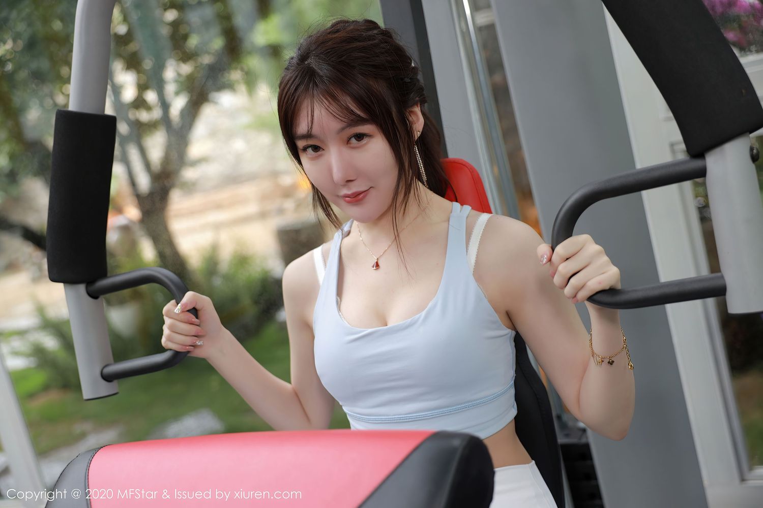 美女模特薛琪琪sandy - 健身房惹火身材主题大理旅拍