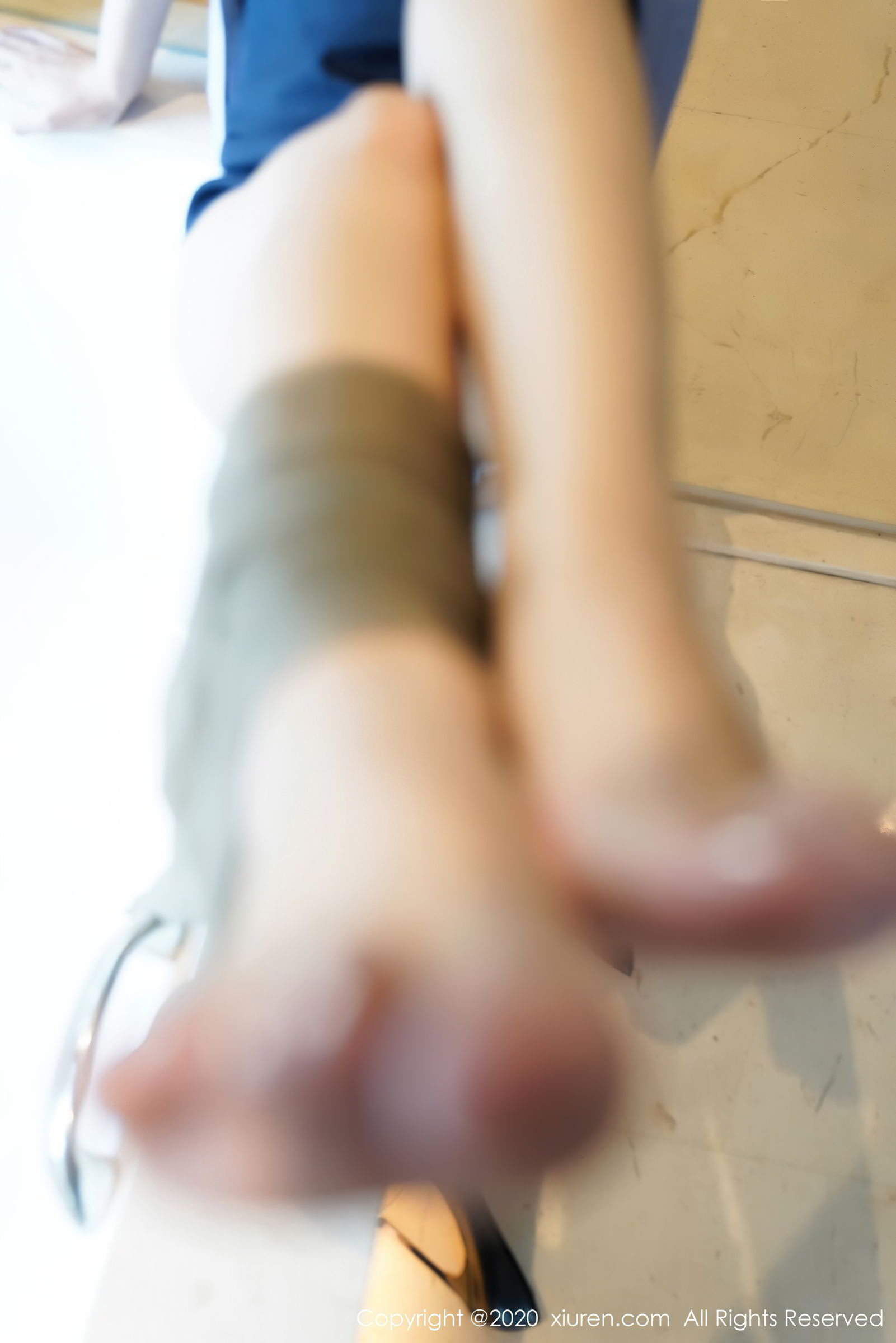 美女模特小蛮妖Yummy - 白衬衫黑短裙职业装系列写真