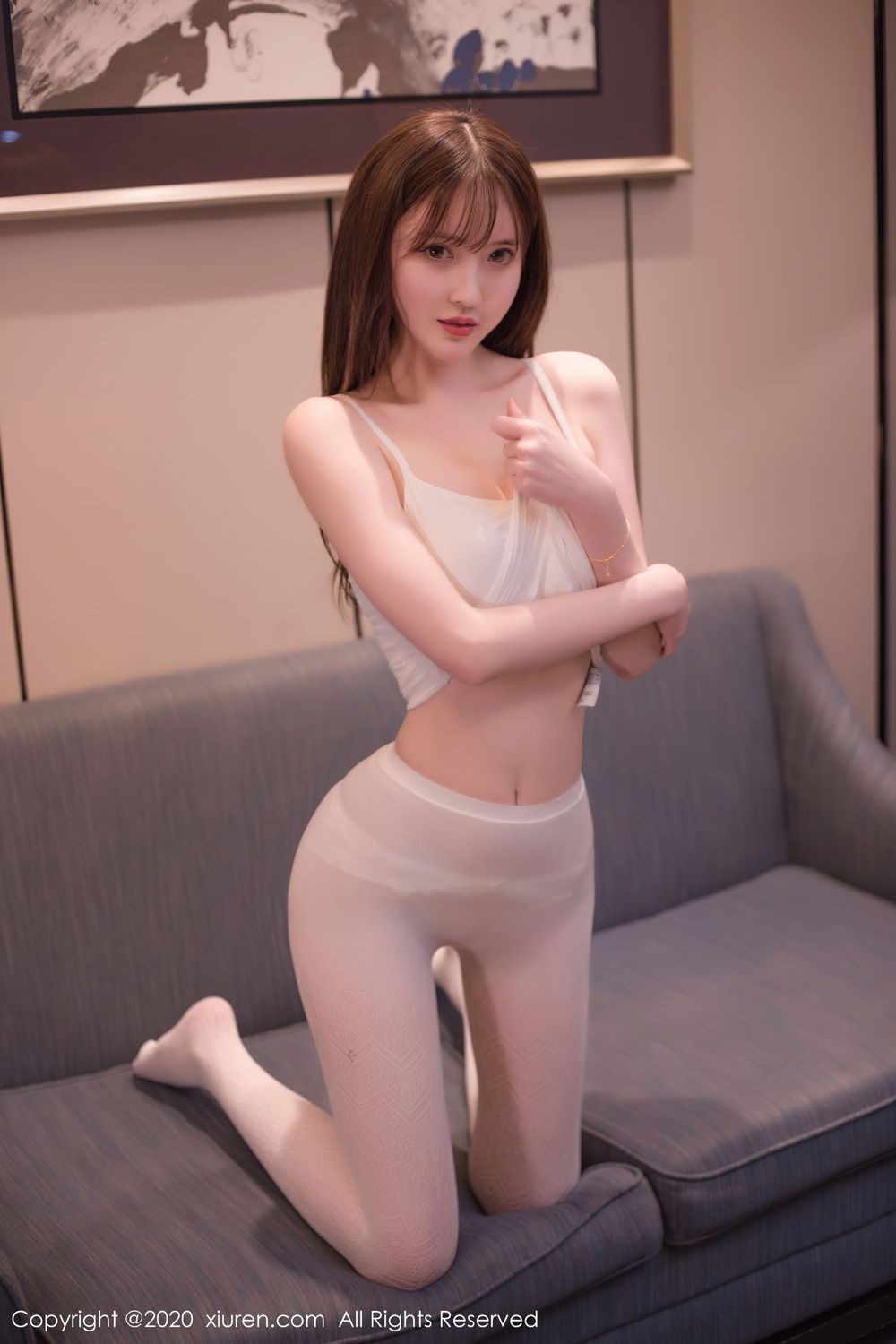 新人嫩模林芮希 - 丝袜美腿细柔身材性感写真
