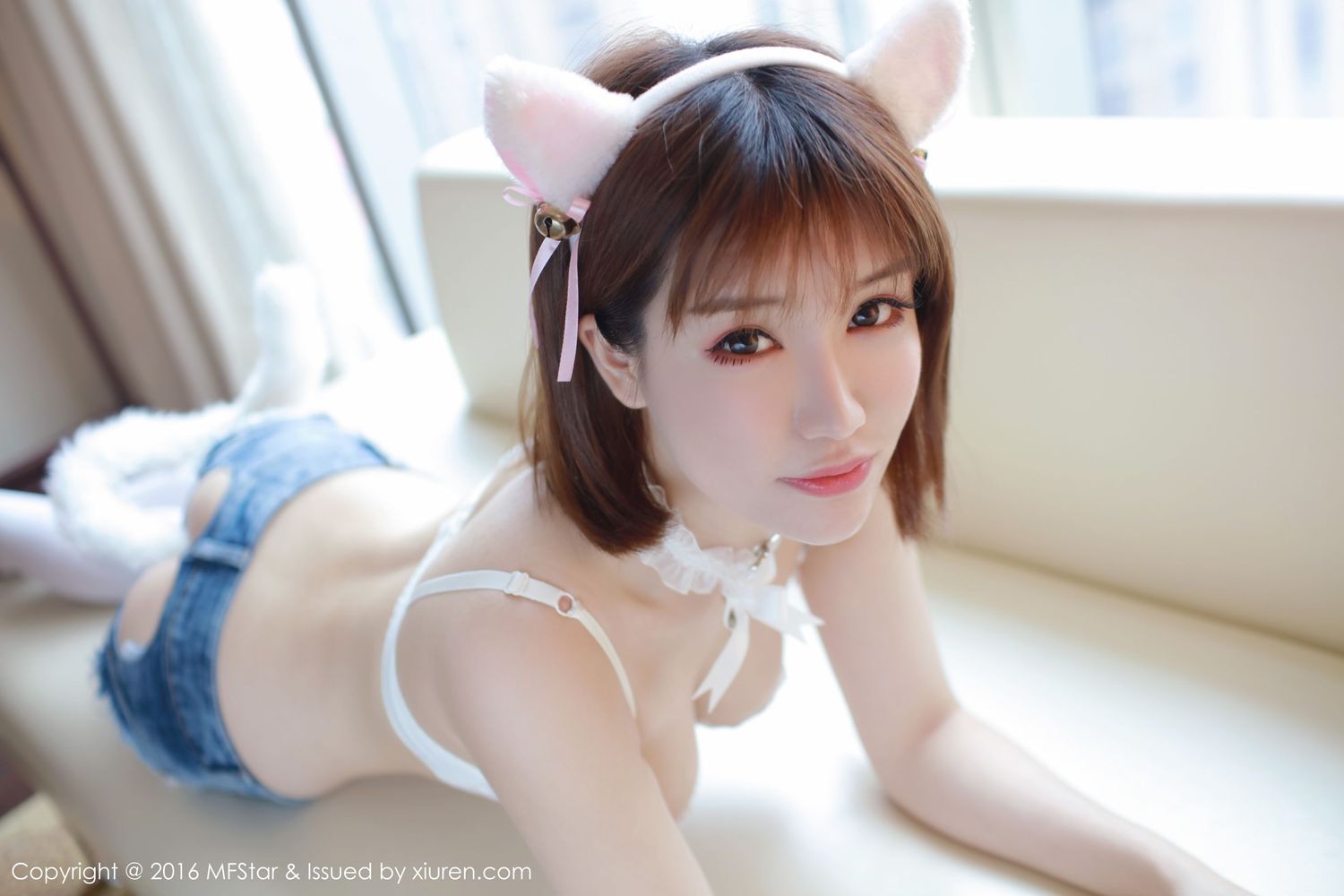 美女模特K8傲娇萌萌Vivian - 性感猫女郎与比基尼系列写真